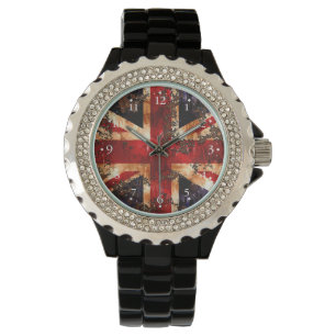 Rusted Patriotic United Kingdom Flag Watch