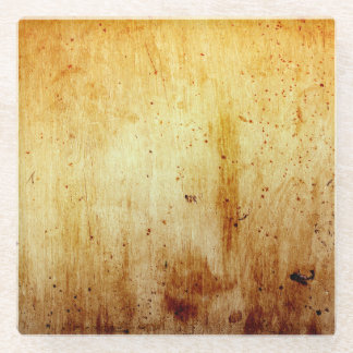 Rusted Reality: Textured Vintage Aesthetic Glass Coaster