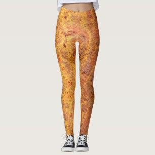 Rusted Riveted Metal Leggings