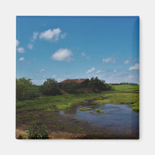 Rusted Rooftop Magnet
