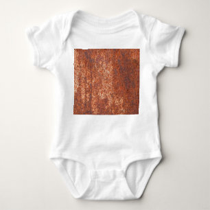 Rusted steel texture, abstract background. baby bodysuit