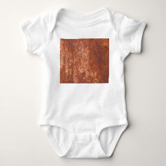 Rusted steel texture, abstract background. baby bodysuit