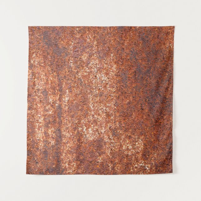 Rusted steel texture, abstract background. tapestry (Front)