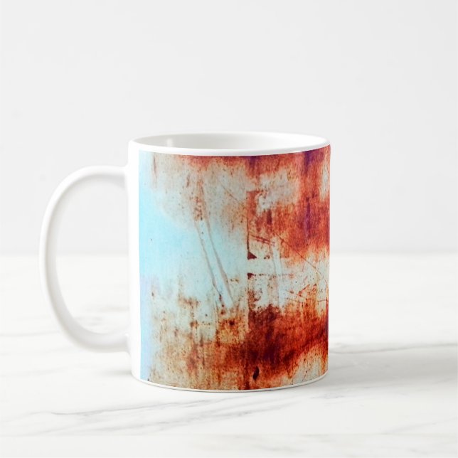 Rusted  texture coffee mug (Left)