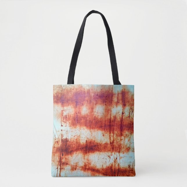 Rusted  texture tote bag (Front)