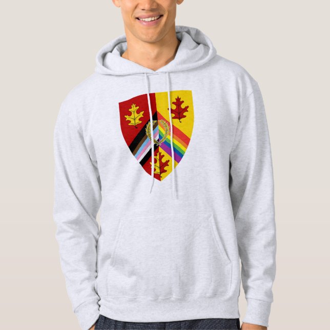 Rusted Woodlands Pride Hoodie (Front)