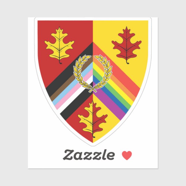 Rusted Woodlands Pride Sticker (Sheet)