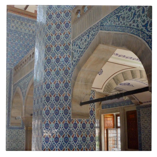Rustem Pasha Mosque in Istanbul Ceramic Tile (Front)