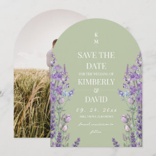 Rusti Lavender Sage Photo Save The Date