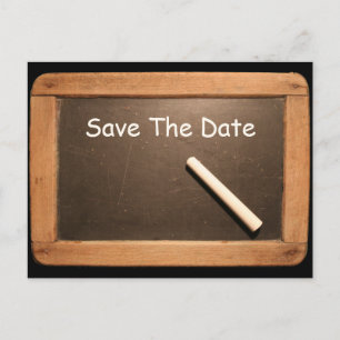 Rustic 50th Birthday Save The Date Custom Postcard