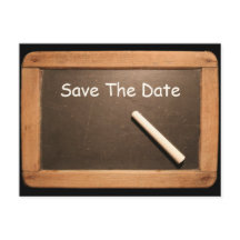 Rustic 50th Birthday Save The Date Custom Postcard