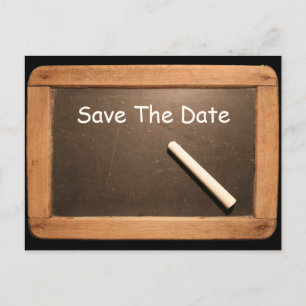 Rustic 65th Birthday Save The Date - Customisable Announcement Postcard