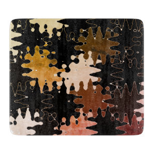 Rustic Abstract Art Cutting Board