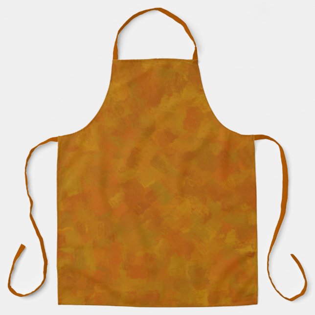 Rustic Abstract Modern Contemporary Geometric Art Apron (Front)