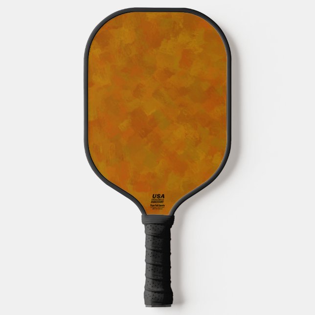 Rustic Abstract Modern Contemporary Geometric Art Pickleball Paddle (Front)