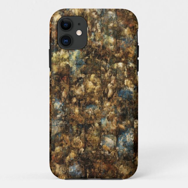  Rustic Abstract Texture Mobile Case (Back)