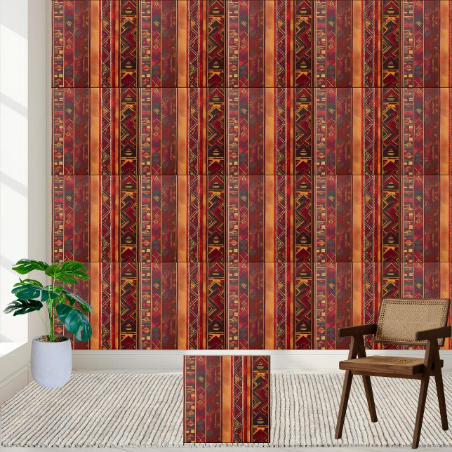 Rustic African Motif Tile (Rustic African Motif Tile)