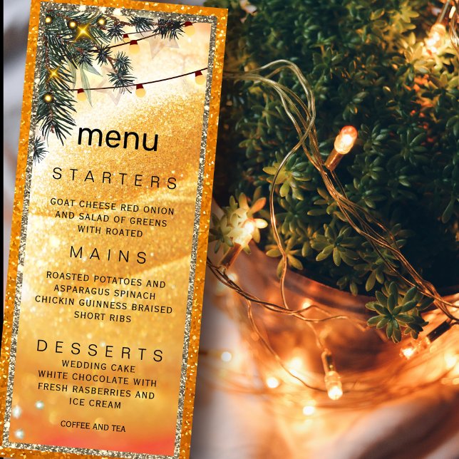 Rustic Amber Dinner Invitation (#rusticdinner #invitationamberdinnerinvite#goldenlightsdinnerparty #elegantdinnerinvitation)