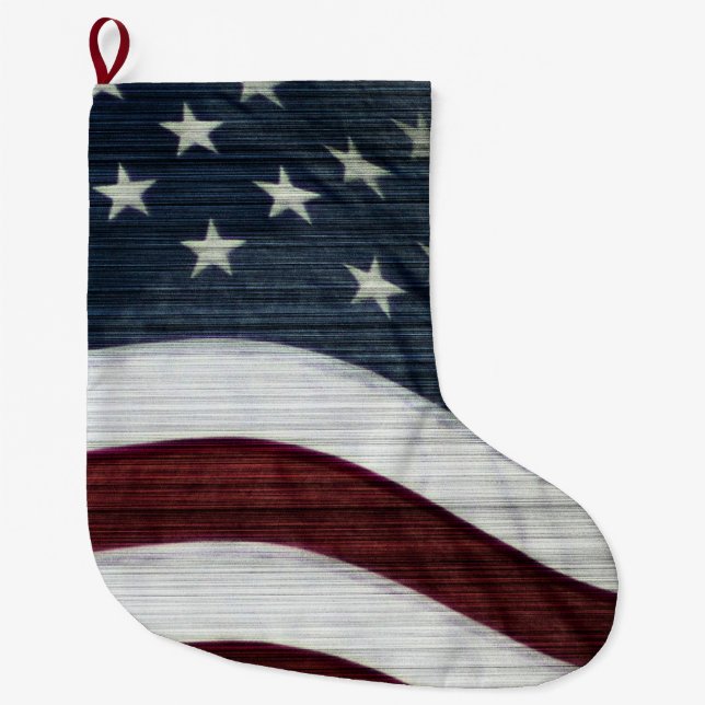 Rustic Americana Custom Stocking (Front)