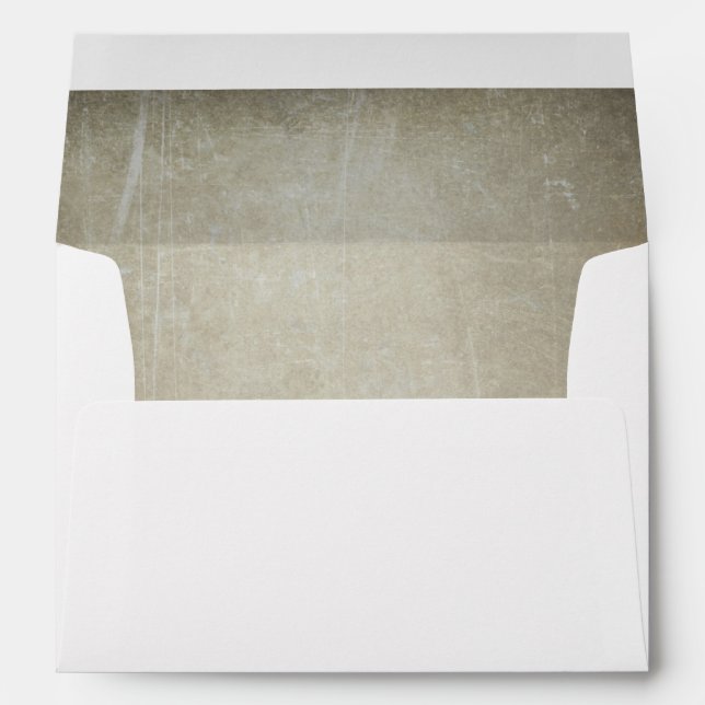 Rustic and Grunge Wedding Envelopes (Back (Bottom))