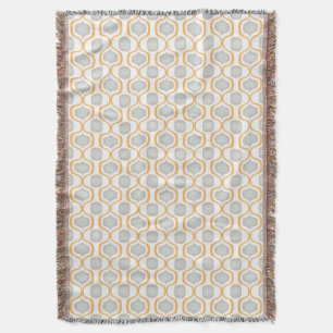 Rustic Angles: Farmhouse Geometric Shades Throw Blanket