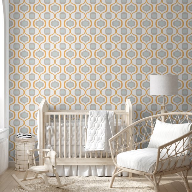 Rustic Angles: Farmhouse Geometric Shades Wallpaper (Kids)