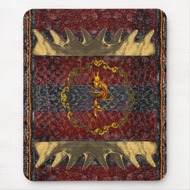 Rustic Antique Ancient Renaissance Tome 3a Mouse Pad (Front)