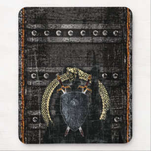Rustic Antique Ancient Renaissance Tome 4a Mouse Pad