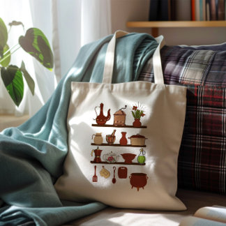 Rustic Antique Kitchen Ustensiles Vintage Elegant Tote Bag