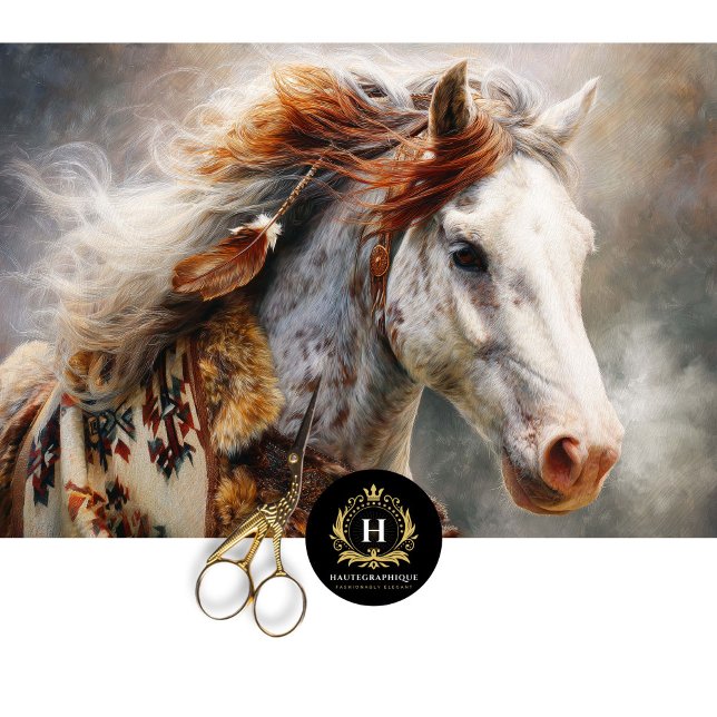 Rustic Appaloosa Western Portrait Tissue Paper (Creator Uploaded)
