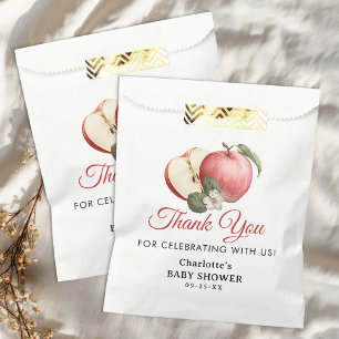 Rustic Apple Baby Shower Favor Bags