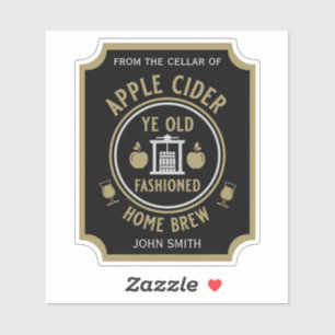 Rustic Apple Cider Personalised Drinks