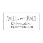 Rustic Arrow Wedding Couple Return Address