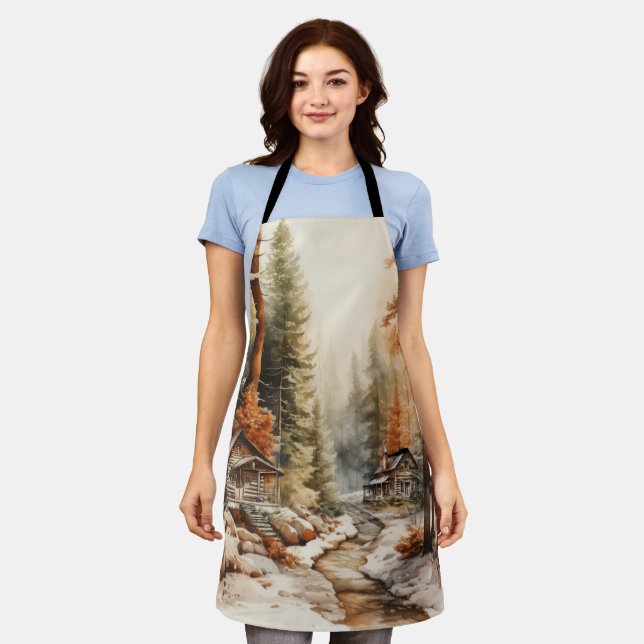 Rustic Autumn Apron (Worn)