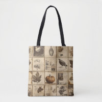 Rustic Autumn Ephemera Collage | Warm Earthy (2)