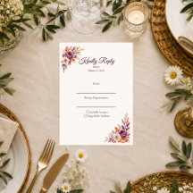 Rustic Autumn Floral Wedding