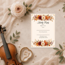 Rustic Autumn Floral Wedding