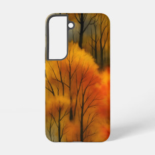 Rustic Autumn Forest - Fall Watercolor Samsung Galaxy Case
