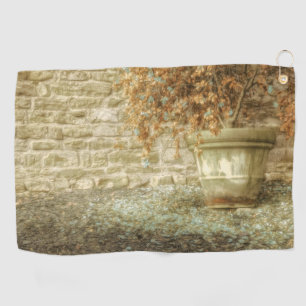 Rustic Autumn Garden Golf Towel