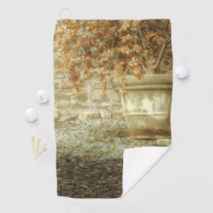 Rustic Autumn Garden Golf Towel