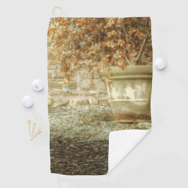 Rustic Autumn Garden Golf Towel (InSitu)