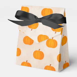 rustic autumn harvest pumpkins favour box