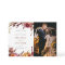 Rustic Autumn Leaves and Pumpkin Save the Date