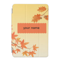 Rustic Autumn Leaves Fall Foliage Personalised