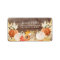 Rustic Autumn Leaves Pumpkins Return Address Label