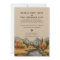 Rustic Autumn Mountain Wedding Invitation