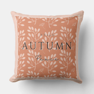 Rustic Autumn Still Peace I Pillow–Cosy Fall Home Cushion