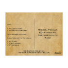 Rustic Autumn Tree & Lights Parchment Wedding RSVP