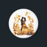 Rustic Autumn Wedding Magnet<br><div class="desc">A charming rustic magnet perfect for autumn weddings! Featuring warm fall tones and elegant design,  it makes a beautiful wedding favour or keepsake. A lovely touch for seasonal celebrations.</div>