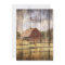rustic autumn western country red barn wedding